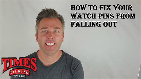 citizen watch band pins fall out|pins keep falling out.